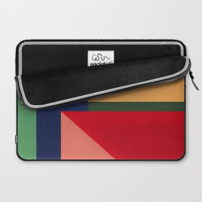 Minimal Geometric Abstraction 97 Laptop Sleeve Gallery Image 2