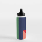 Minimal Geometric Abstraction 97 Water Bottle Gallery Image 3