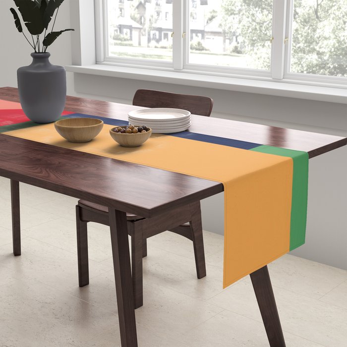 Minimal Geometric Abstraction 97 Table Runner Gallery Image 2