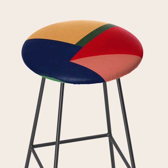 Minimal Geometric Abstraction 97 Stool Gallery Image 2