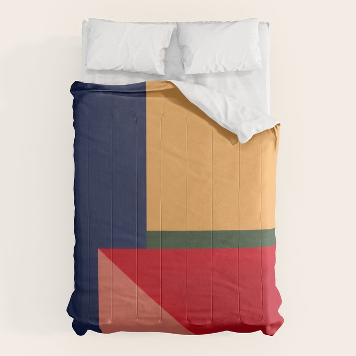 Minimal Geometric Abstraction 97 Comforter Gallery Image 6