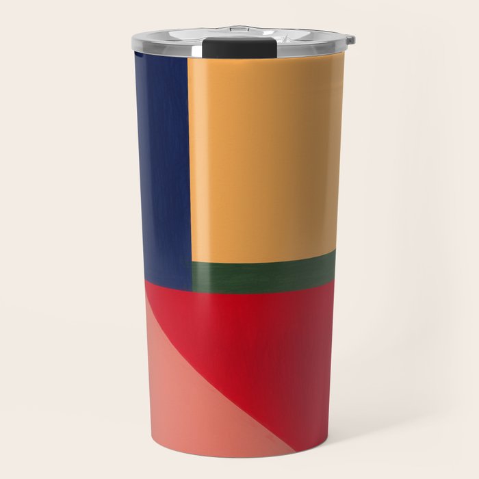 Minimal Geometric Abstraction 97 Travel Mug Gallery Image 1