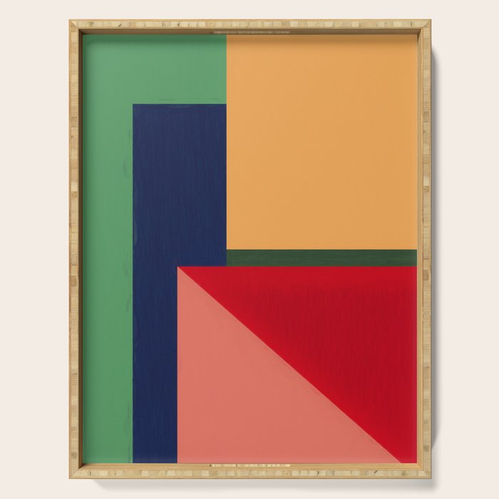 Minimal Geometric Abstraction 97 Serving Tray Gallery Image 1