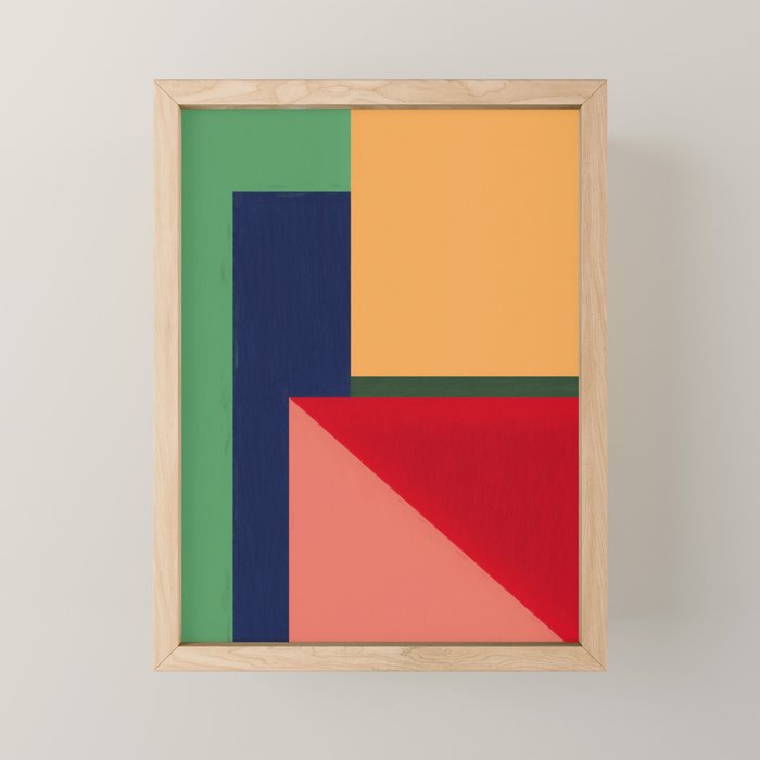 Minimal Geometric Abstraction 97 Mini Art Print Gallery Image 1
