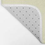 Pastel Lemon Yellow Pale Soft Meringue Yellow Bath Mat Gallery Image 2