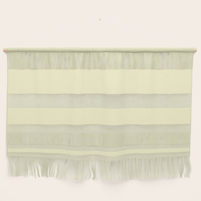 Pastel Lemon Yellow Pale Soft Meringue Yellow Wall Hanging Gallery Image 1