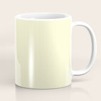 Pastel Lemon Yellow Pale Soft Meringue Yellow Coffee Mug Gallery Image 1