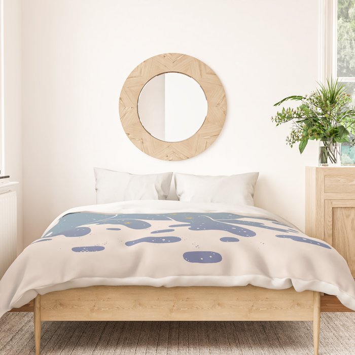 Lepus Constellation: Pastel Duvet Cover Gallery Image 3