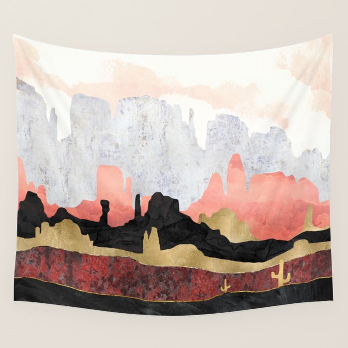 Distant Desert Wall Tapestry Gallery Image 1
