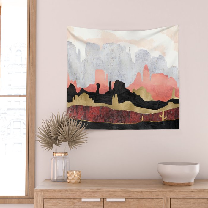 Distant Desert Wall Tapestry Gallery Image 2