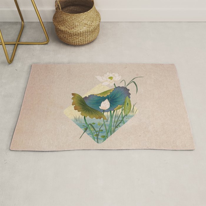 lotursflowers C : Minhwa-Korean traditional/folk art Rug Gallery Image 1