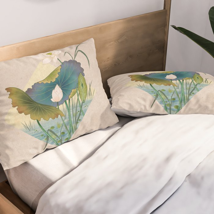 lotursflowers C : Minhwa-Korean traditional/folk art Pillow Sham Gallery Image 2
