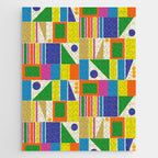 Colorful Geometric Mid Century Modtastic Retro Pattern Jigsaw Puzzle Gallery Image 1