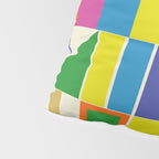 Colorful Geometric Mid Century Modtastic Retro Pattern Pillow Sham Gallery Image 4
