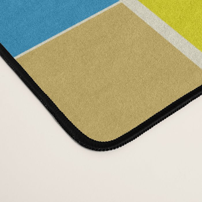 Colorful Geometric Mid Century Modtastic Retro Pattern Desk Mat Gallery Image 4