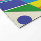 Colorful Geometric Mid Century Modtastic Retro Pattern Welcome Mat Gallery Image 2