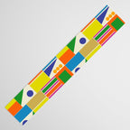 Colorful Geometric Mid Century Modtastic Retro Pattern Table Runner Gallery Image 3