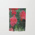 RED GERANIUMS GREEN GARDEN ART Wall Hanging Gallery Image 1