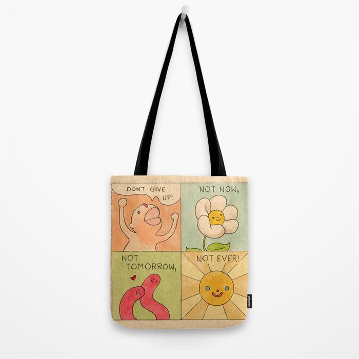 Don't Give Up! (Poster) Tote Bag Gallery Image 2