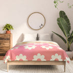 Ombre Rainbow Daisy Pattern Comforter Gallery Image 3