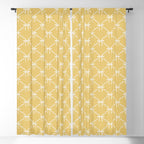 Bows & Ribbons Pattern XXI Butter Yellow Window Curtain Gallery Image 5