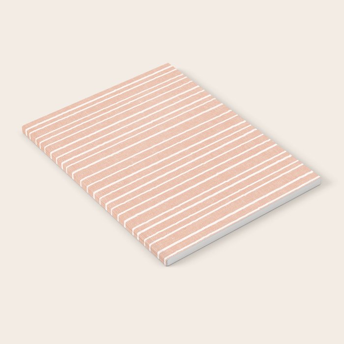 irregular stripes - peach Notebook Gallery Image 2