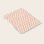 irregular stripes - peach Notebook Gallery Image 3