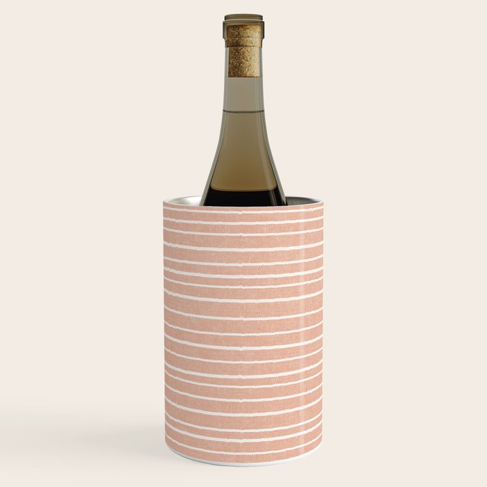 irregular stripes - peach Wine Chiller Gallery Image 2