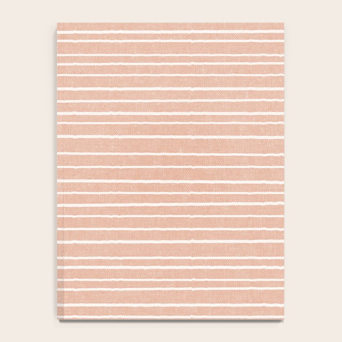 irregular stripes - peach Notebook Gallery Image 4
