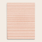 irregular stripes - peach Notebook Gallery Image 4