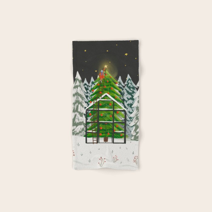Winter Garden Bath Towel Gallery Image 1