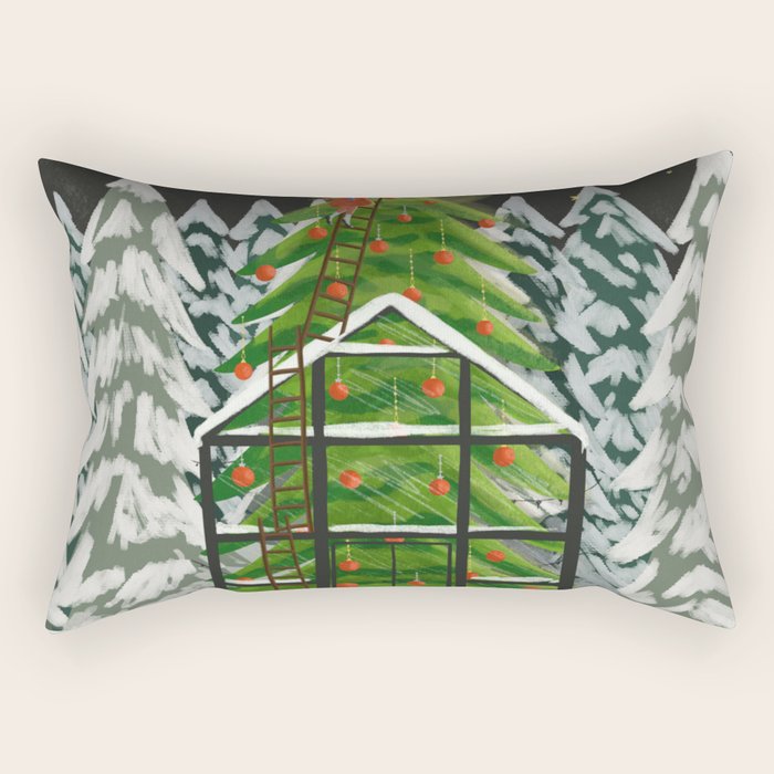 Winter Garden Rectangular Pillow Gallery Image 2
