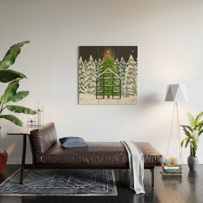 Winter Garden Wood Wall Art Gallery Image 2