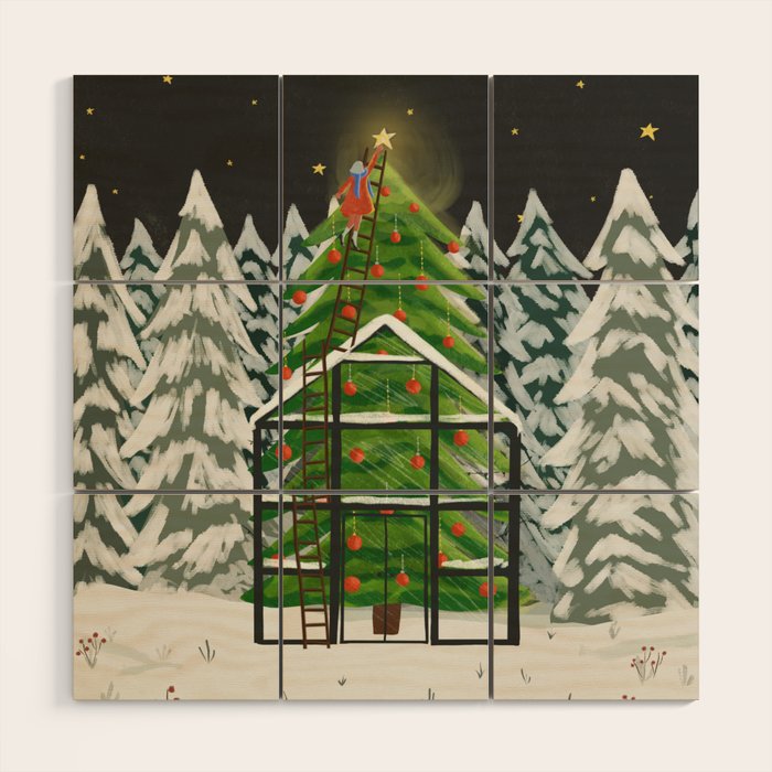 Winter Garden Wood Wall Art Gallery Image 1