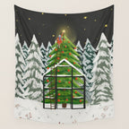 Winter Garden Wall Tapestry Gallery Image 4