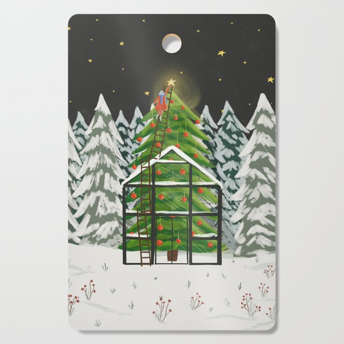 Winter Garden Cutting Board Gallery Image 1