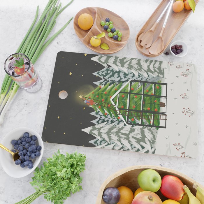 Winter Garden Cutting Board Gallery Image 2