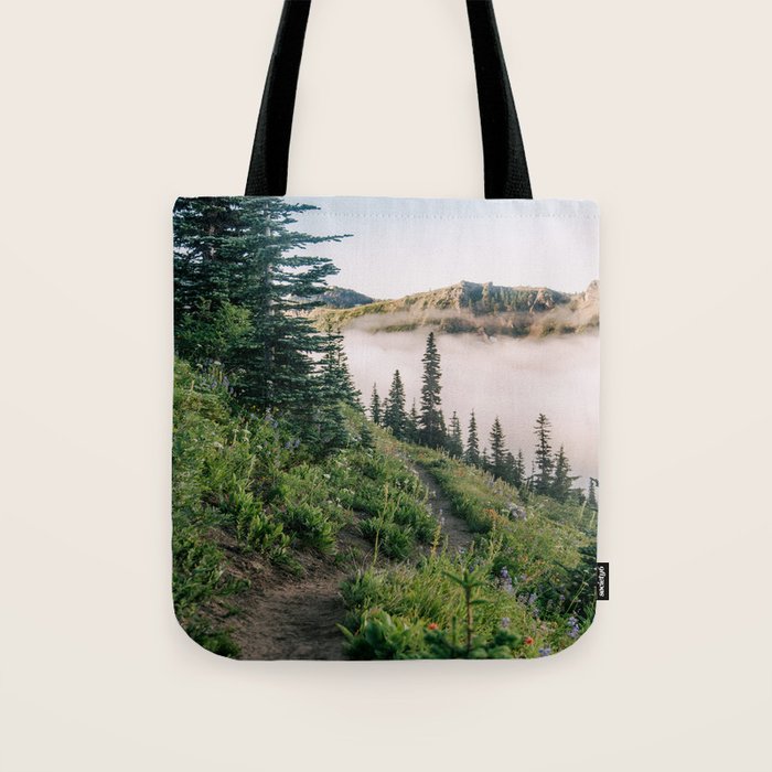 Wildflower Hike II Tote Bag Gallery Image 1