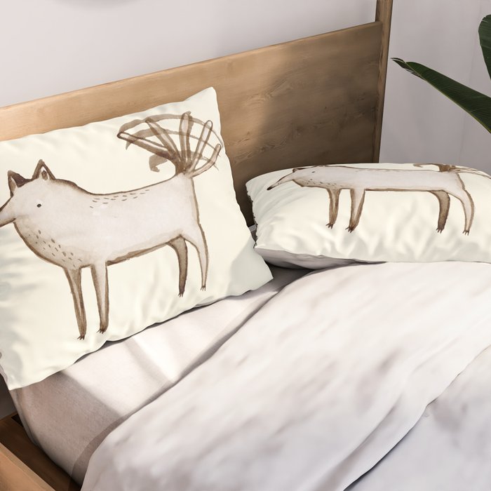 "I'm So Happy" - Dog Pillow Sham Gallery Image 2