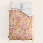 Desert Flowers - pink & yellow Comforter Gallery Image 6