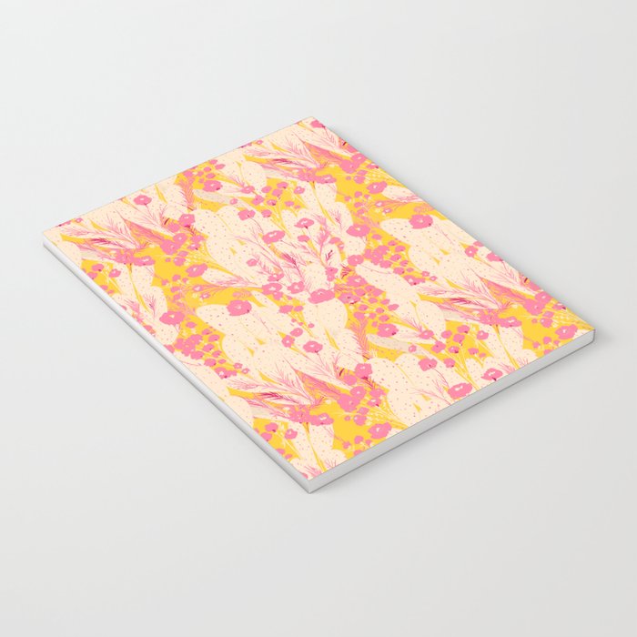 Desert Flowers - pink & yellow Notebook Gallery Image 3