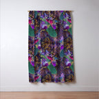 Feather Peacock 29 Window Curtain Gallery Image 3