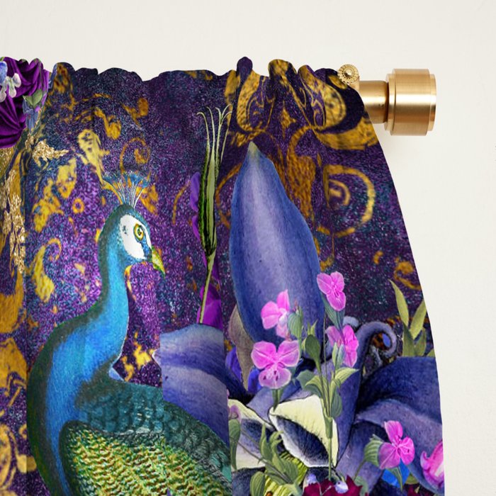 Feather Peacock 29 Window Curtain Gallery Image 2