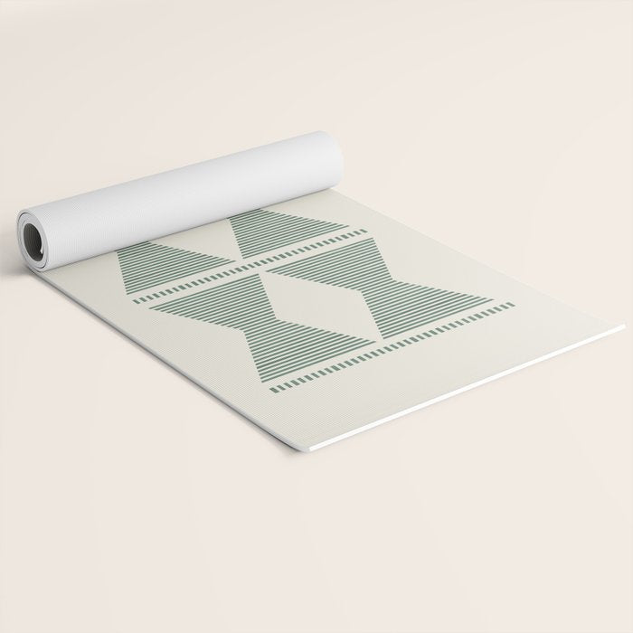 Southwestern Boho - Sage Green Yoga Mat Gallery Image 2