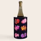 Flower goldfish - dark Wine Chiller Gallery Image 2