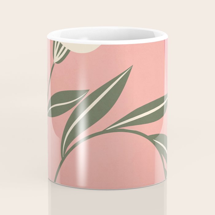 Minimal Abstract Flowers 21 Coffee Mug Gallery Image 4