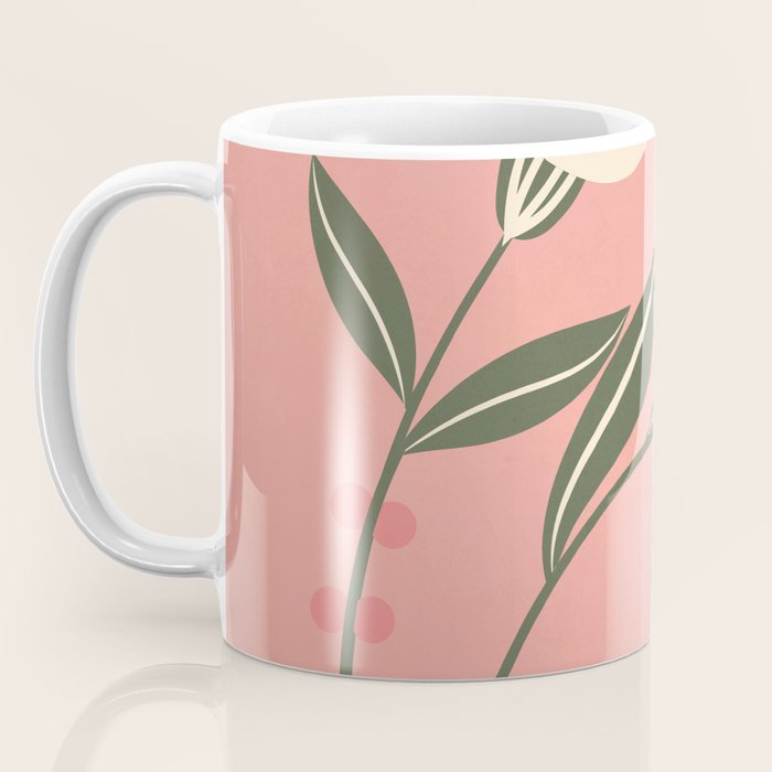 Minimal Abstract Flowers 21 Coffee Mug Gallery Image 3