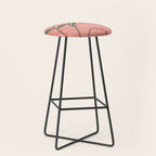 Minimal Abstract Flowers 21 Stool Gallery Image 1
