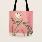 Minimal Abstract Flowers 21 Tote Bag Gallery Image 1