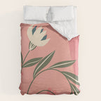 Minimal Abstract Flowers 21 Duvet Cover Gallery Image 6